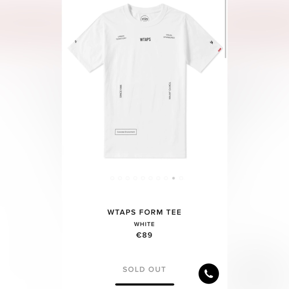 WTAPS FORMS TEE - Picture 4 of 4